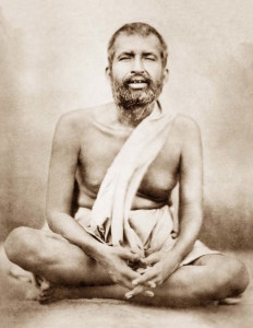 Ramakrishna meditating